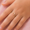 Floral Gold Rings