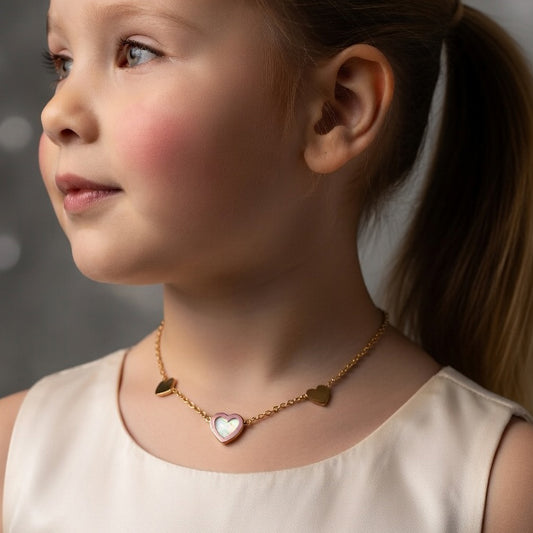 Heart Shape Gold Necklace