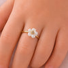 Floral Gold & Diamond Ring