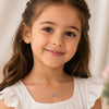 Flower Shape Gold & Diamond Necklace