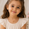 Flower Shape Gold & Diamond Necklace
