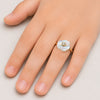 Floral Gold & Diamond Ring