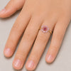 Floral Gold & Ruby Ring