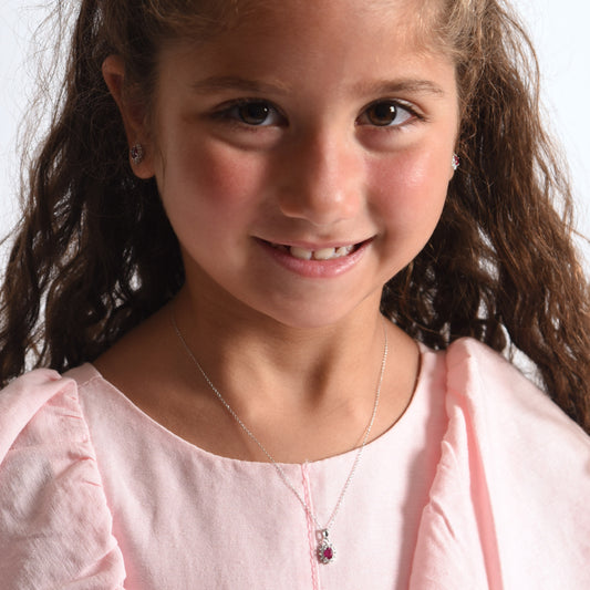 Round Shape Gold & Diamond Necklace