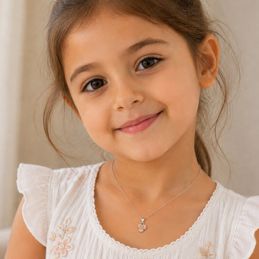 Floral  Gold & Diamond Necklace