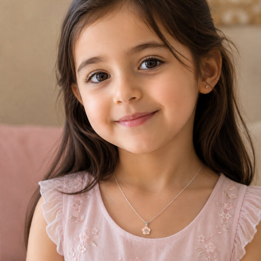 Floral Gold & Diamond Necklace