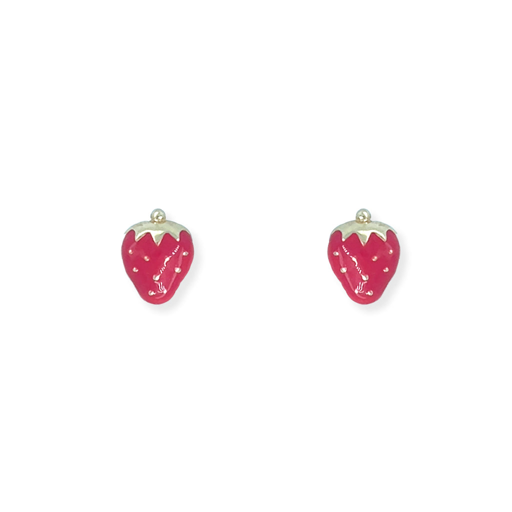 Strawberry shape Earrings - Baby Fitaihi