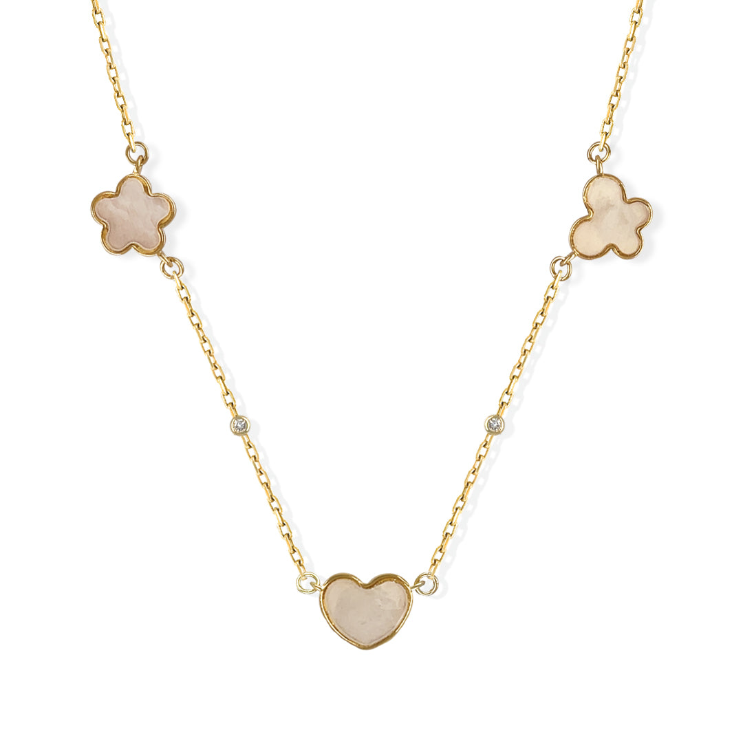 Gold & Diamond Necklace - Baby Fitaihi