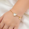Heart Shape Gold Bracelet
