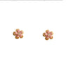 Coral Pink Earrings- Daisy