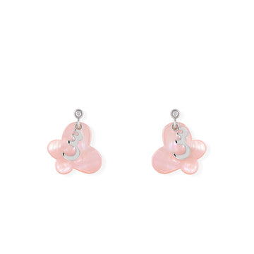 My Name Starts With "س" Butterfly Earrings