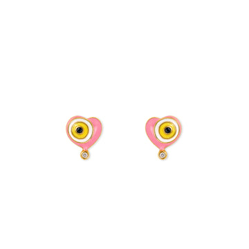 Lucky Heart Studs