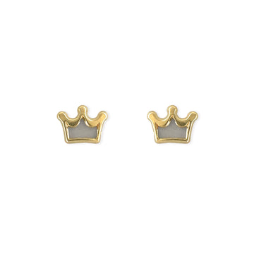 My Princess Crown Gold Earrings