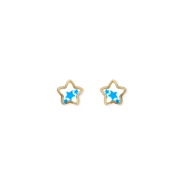 أقراط ذهبية من Blue Star