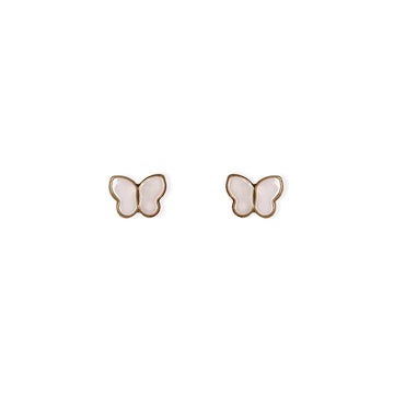 Butterfly Shape Gold Earrings