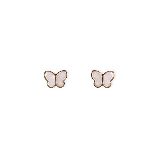 Butterfly Shape Gold Earrings