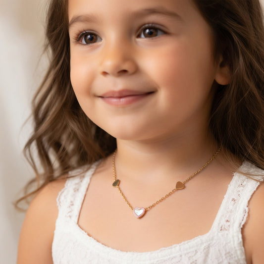 Heart Shape Gold Necklace