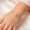 Heart Shape Gold Bracelet
