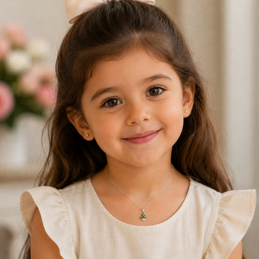 Ice Cream Shape Gold & Diamond Necklace