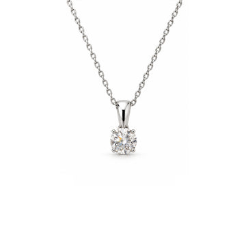 Baby Solitaire Diamond Necklace