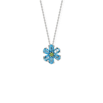 Flower Shape Gold Necklace