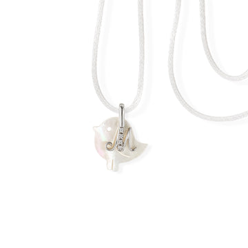 My Name Starts With "M" Bird Necklace