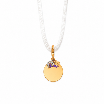 Cat-Shaped Gold & Diamond Necklace