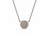 Beaded Round Gold & Diamond Necklace