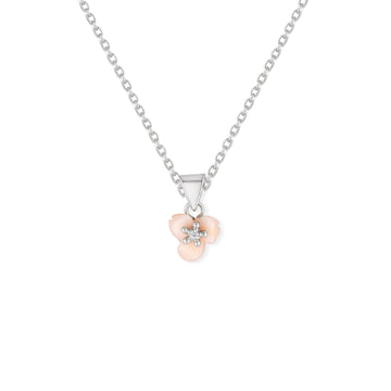 Floral  Gold & Diamond Necklace