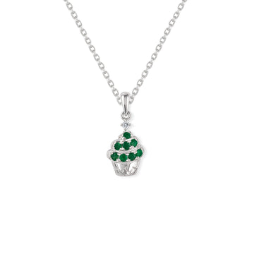 Ice cream Shape Gold & Diamond Necklace