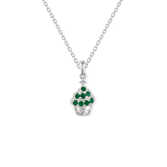 Ice cream Shape Gold & Diamond Necklace