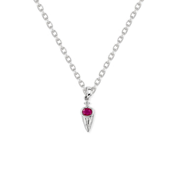 Ruby Scoop Gold & Diamond Necklace