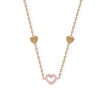 Heart Shape Gold Necklace