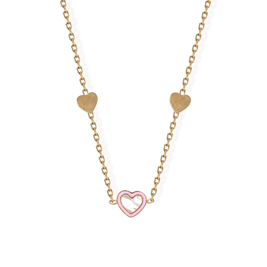 Heart Shape Gold Necklace