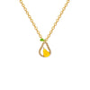 Pear Shape Gold & Diamond Necklace