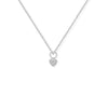 Heart Shape Gold & Diamond Necklace