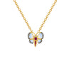 Butterfly Shape Gold & Diamond Necklace