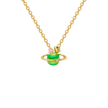 Whimsy Planet Charm Necklace