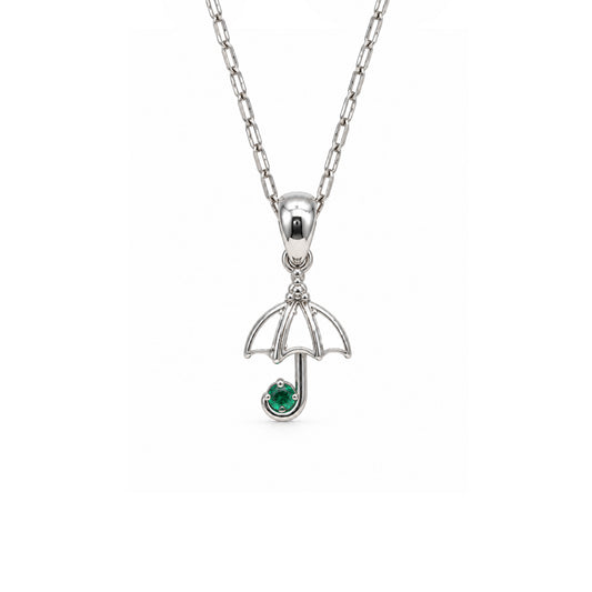 Umbrella Pendant Necklace