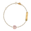 Moon Shape Gold Bracelet (Customizable)