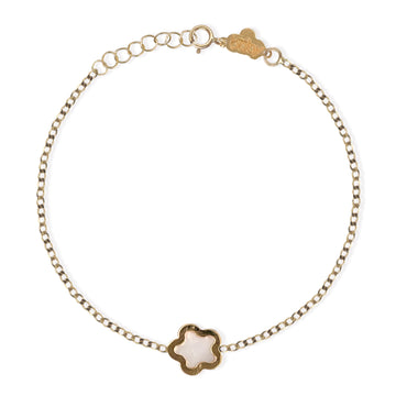 Flower Shape Gold Bracelet