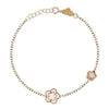 Flower Shape Gold Bracelet