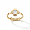 Flower with a stud Gold Ring