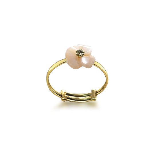 Floral Gold & Diamond Ring
