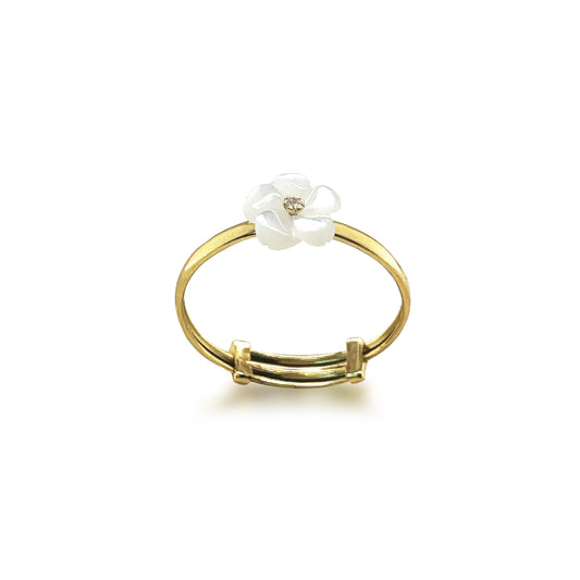 Floral Gold & Diamond Ring