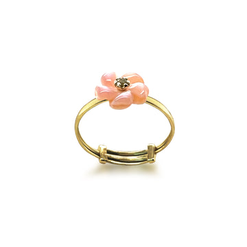 Floral Gold & Diamond Ring
