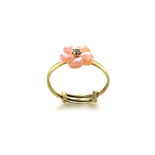 Floral Gold & Diamond Ring