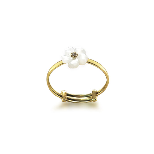 Floral Gold & Diamond Ring