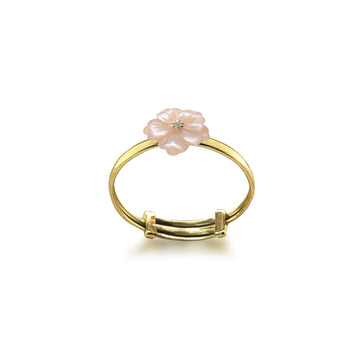 Floral Gold & Diamond Ring
