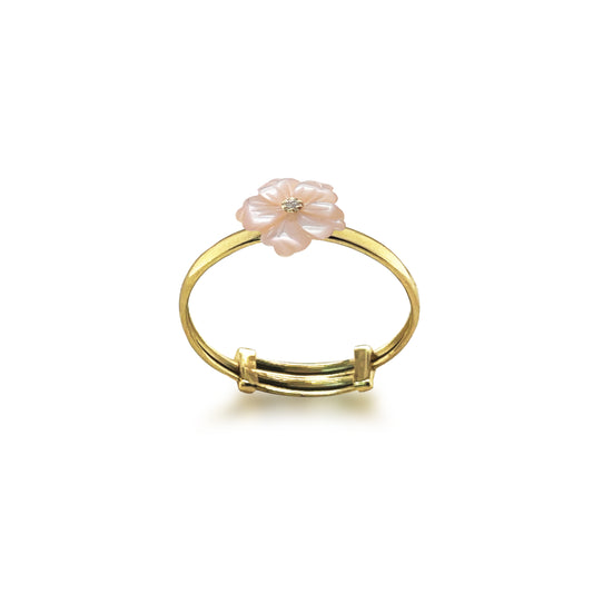 Floral Gold & Diamond Ring